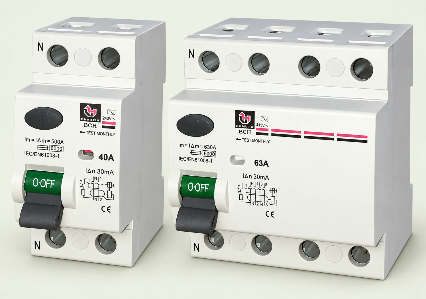 RCCB (Residual Current Circuit Breaker)