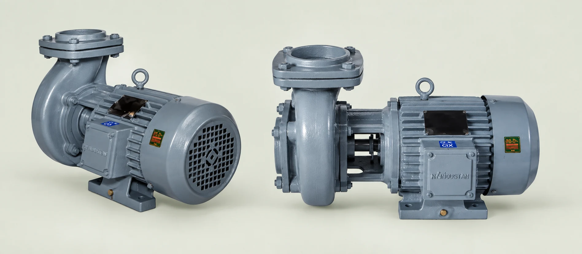 INDUSTRIAL MONOBLOCK PUMP (2 POLE 3PH 50 Hz AC POWER SUPPLY)