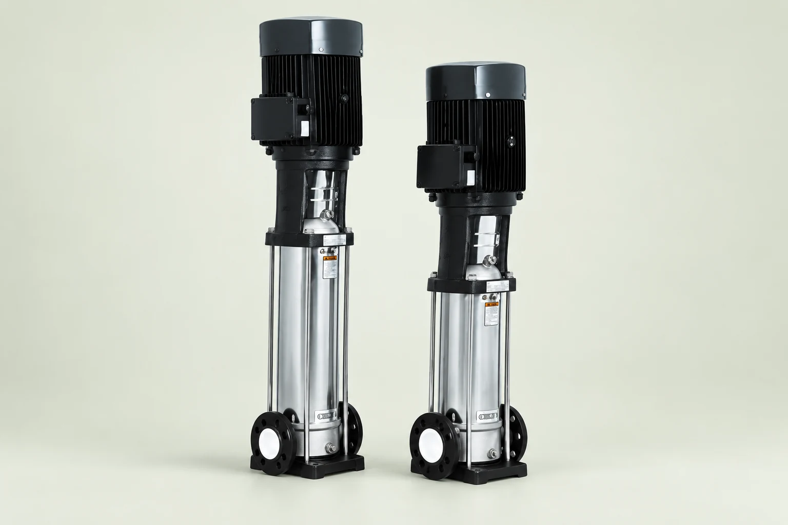 Vertical inline pump
